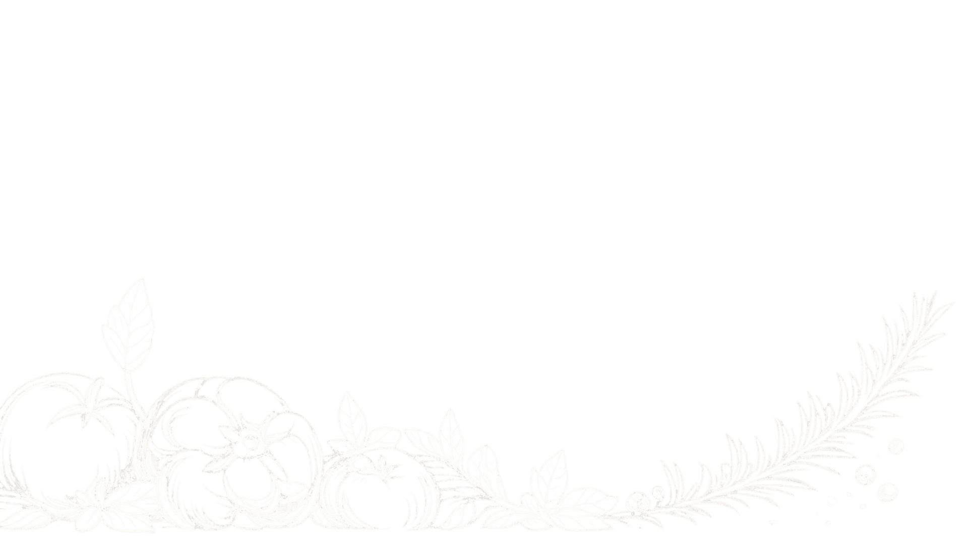 Food Line Art bottom decoration